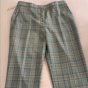 Chic Plaid Women's Straight Leg Pants